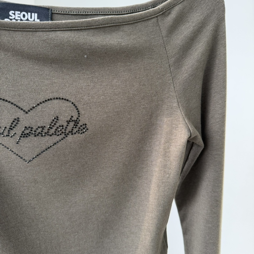 PALETTE-Q東大門實拍韓國女士新品推薦26夏季時尚長袖T恤PALETTE-Q長袖T恤