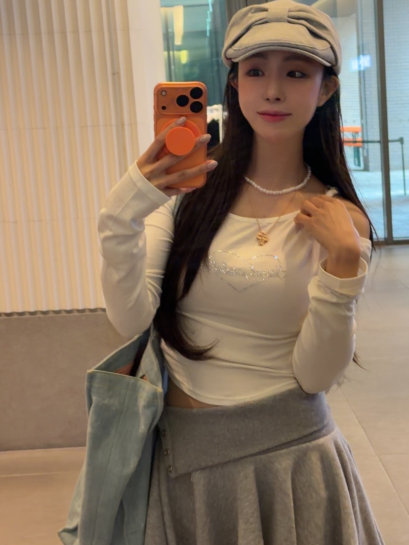 PALETTE-Q東大門實拍韓國女士新品推薦26夏季時尚長袖T恤PALETTE-Q長袖T恤