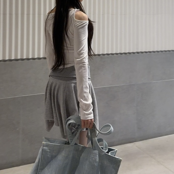 PALETTE-Q東大門實拍韓國女士新品推薦26夏季時尚長袖T恤PALETTE-Q長袖T恤