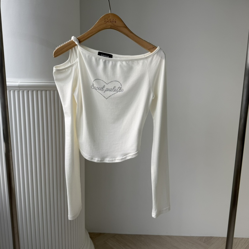 PALETTE-Q東大門實拍韓國女士新品推薦26夏季時尚長袖T恤PALETTE-Q長袖T恤圖色1