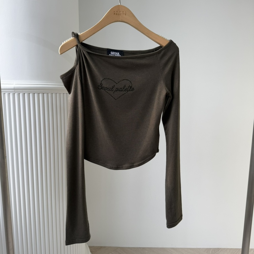 PALETTE-Q東大門實拍韓國女士新品推薦26夏季時尚長袖T恤PALETTE-Q長袖T恤圖色2