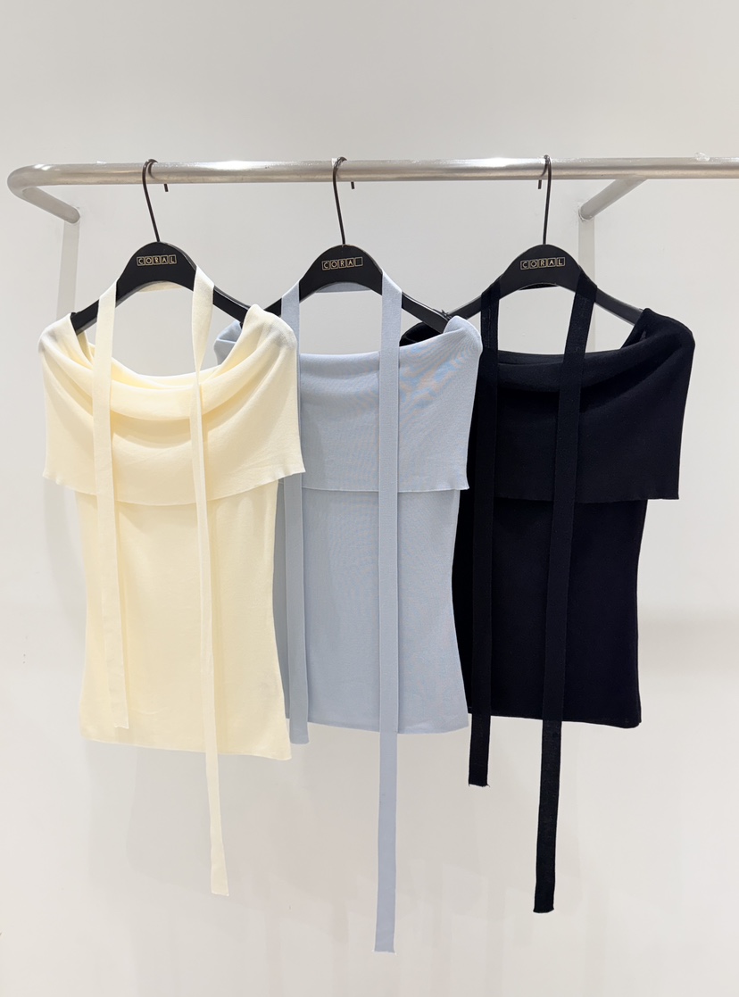 CORAL韓國東大門直郵女裝新品26夏季職業熱賣時尚26春夏針織衫CORAL針織衫