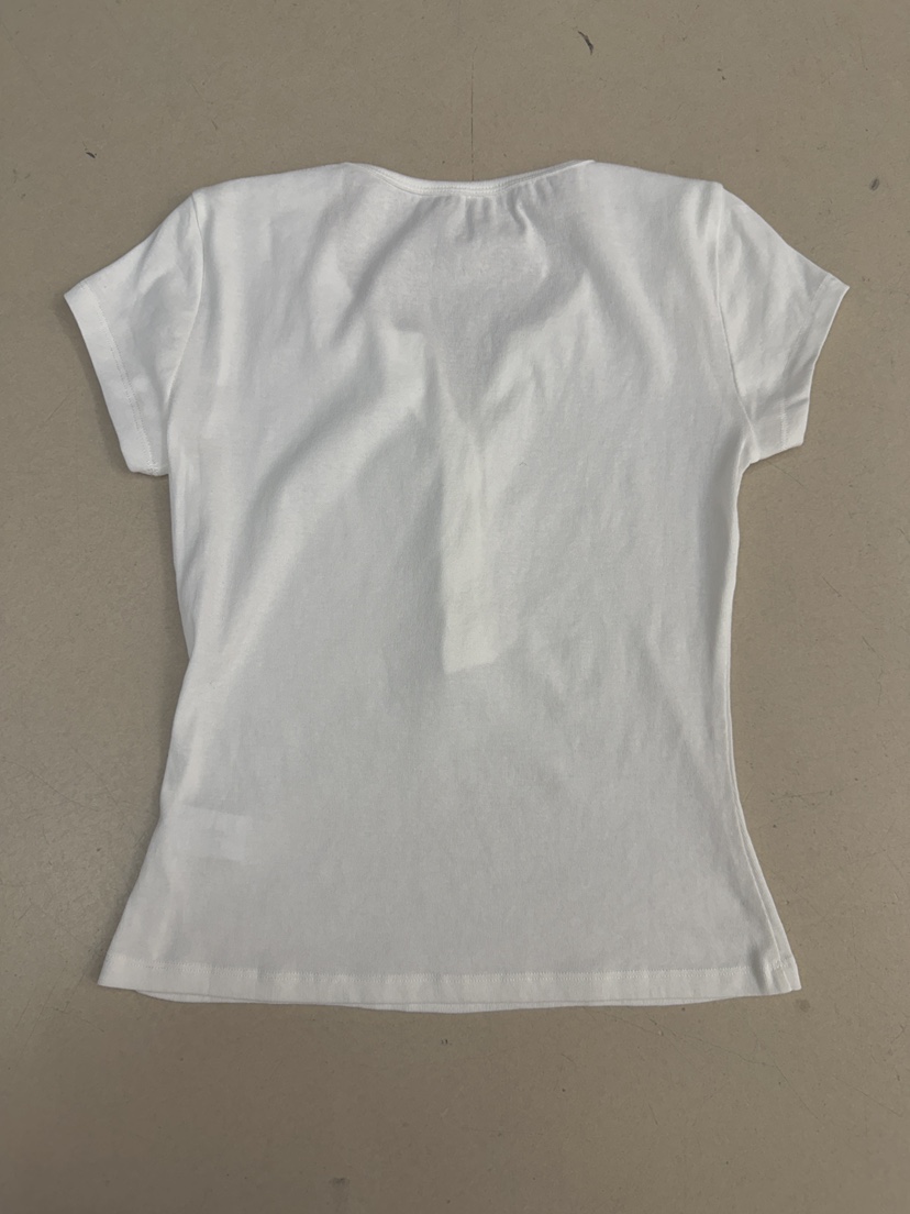 SYMBOL韓國代購女士新品熱賣人氣26夏季休閑時尚T恤棉質紐扣SYMBOLT恤