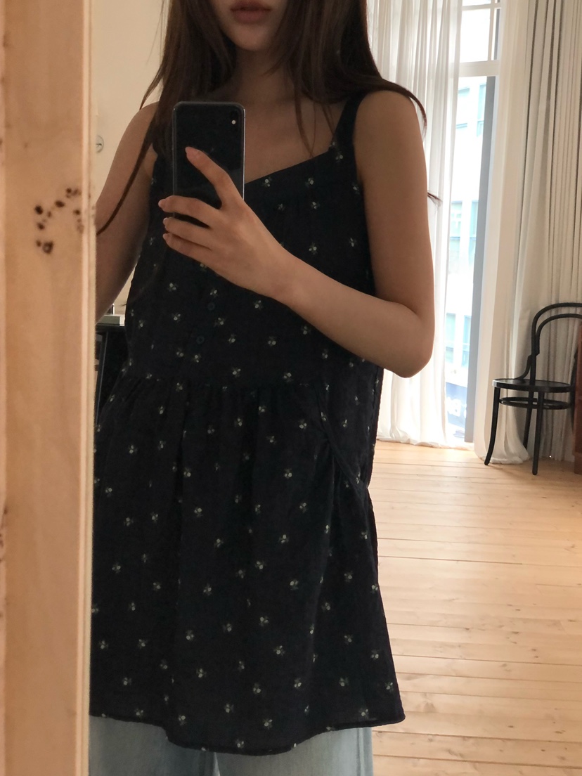 ONDO-P韓國直郵女士新款推薦職業休閑時尚26夏季連衣裙花朵ONDO-P連衣裙