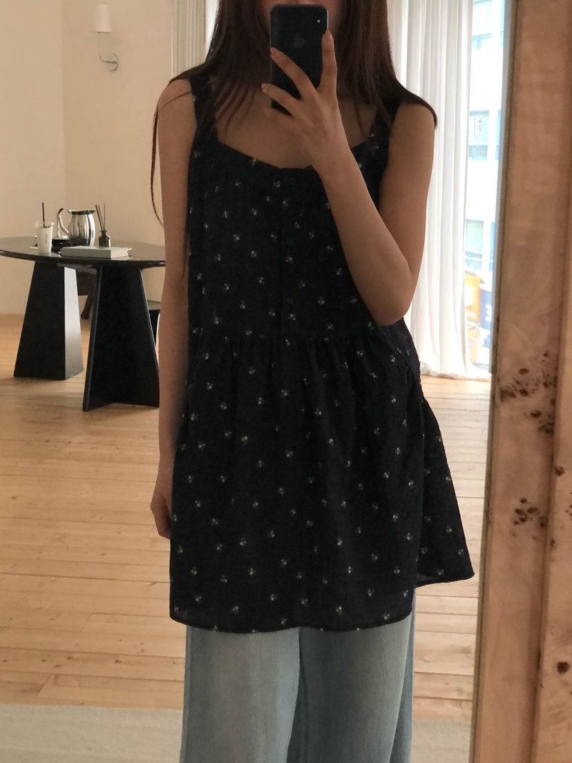 ONDO-P韓國直郵女士新款推薦職業休閑時尚26夏季連衣裙花朵ONDO-P連衣裙