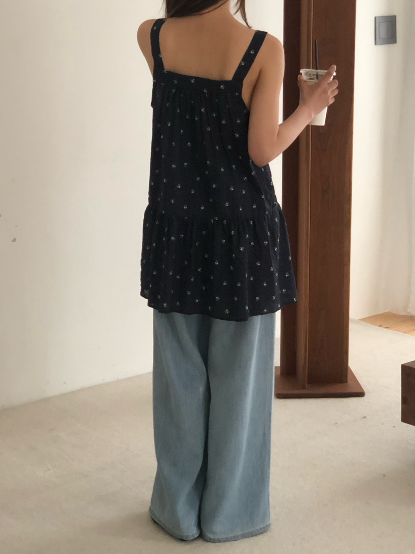 ONDO-P韓國直郵女士新款推薦職業休閑時尚26夏季連衣裙花朵ONDO-P連衣裙