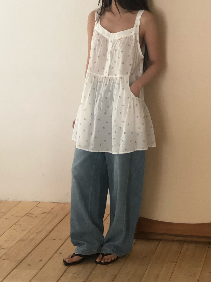 ONDO-P韓國直郵女士新款推薦職業休閑時尚26夏季連衣裙花朵ONDO-P連衣裙