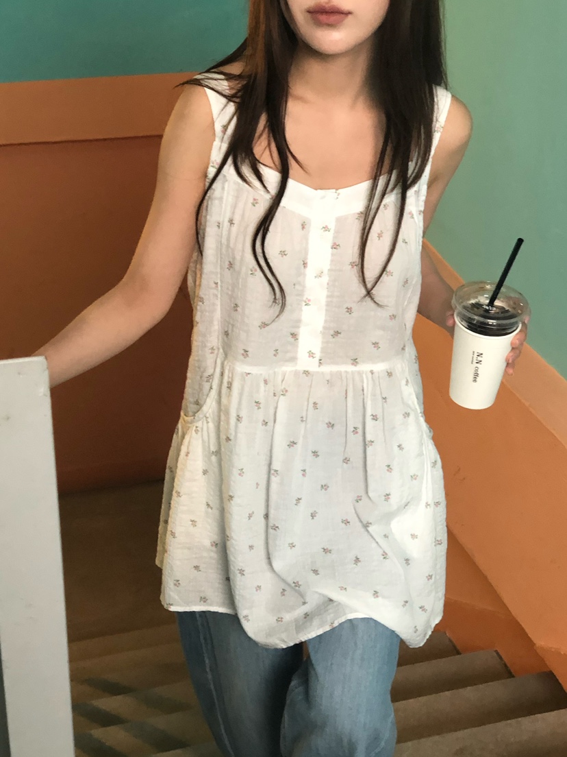 ONDO-P韓國直郵女士新款推薦職業休閑時尚26夏季連衣裙花朵ONDO-P連衣裙