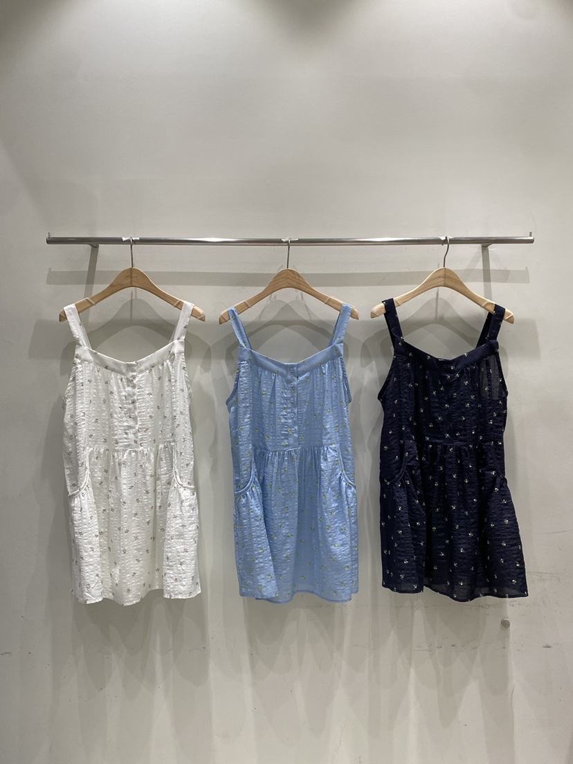 ONDO-P韓國直郵女士新款推薦職業休閑時尚26夏季連衣裙花朵ONDO-P連衣裙