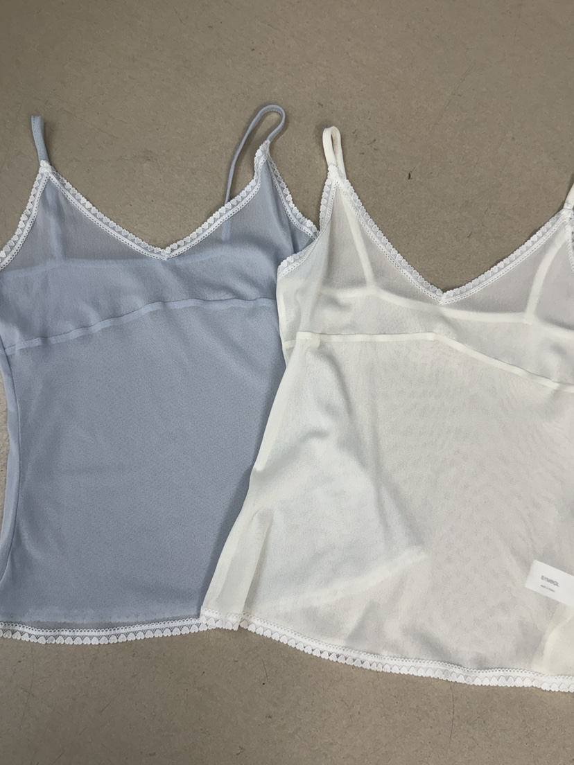 SYMBOL韓國東大門代購女裝新品人氣時尚吊帶背心刺繡腰帶SYMBOL吊帶/背心