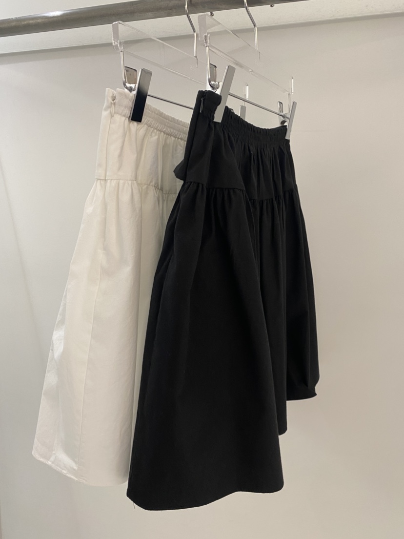 YES韓國代購女裝新品休閑熱賣職業人氣半身裙中短裙喇叭緞YES半身裙/中短裙