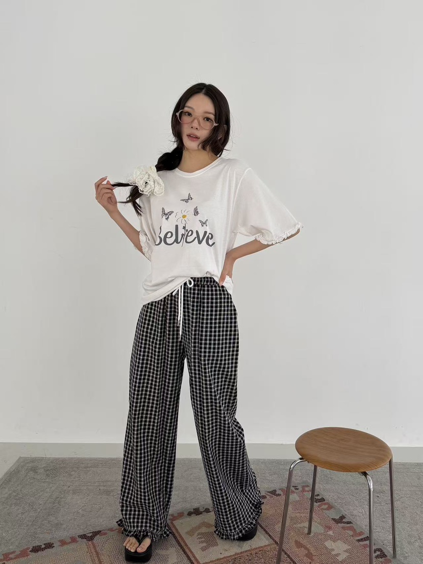 YES韓國東大門直郵女裝新款時尚熱賣人氣推薦26春夏職業T恤YEST恤