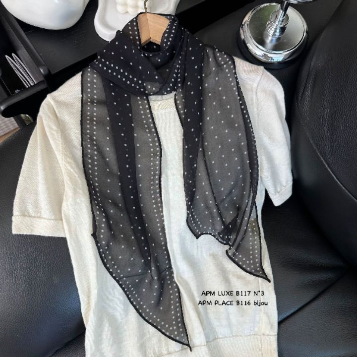 N3東大門直郵女士新款26春夏職業時尚推薦熱賣圍巾披肩雪紡N3圍巾/披肩