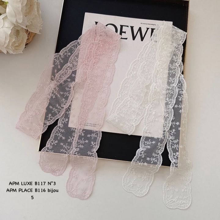 N3韓國代購女士新款26春夏職業推薦人氣圍巾披肩花朵蕾絲N3圍巾/披肩