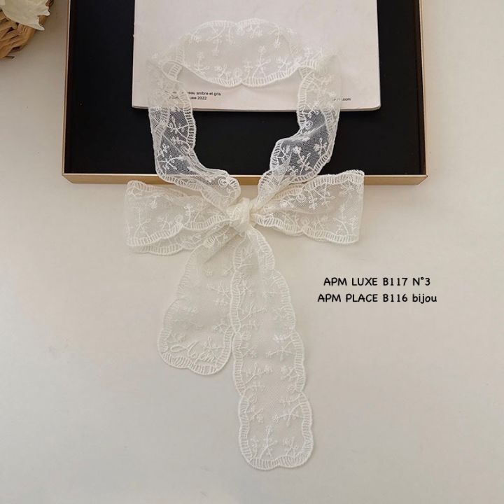 N3韓國代購女士新款26春夏職業推薦人氣圍巾披肩花朵蕾絲N3圍巾/披肩