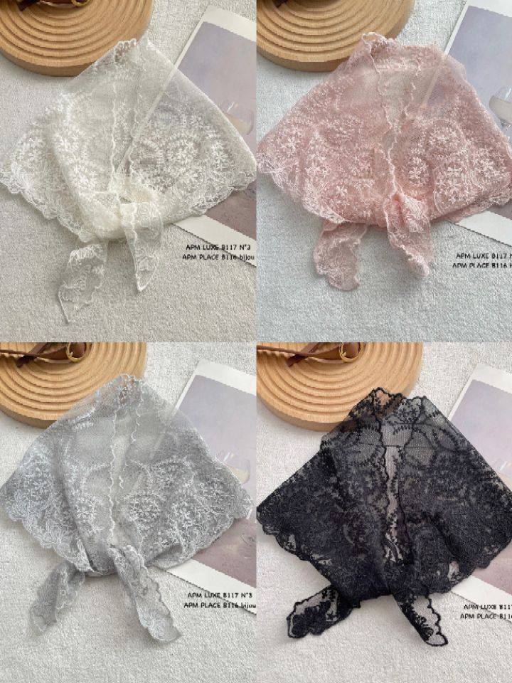 N3東大門直郵女士新款職業休閑人氣26春夏推薦圍巾披肩蕾絲N3圍巾/披肩