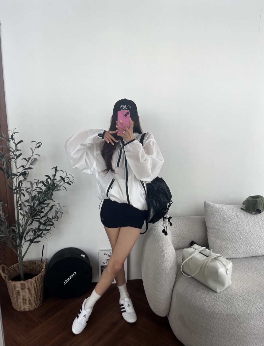 OURWAVE/OUR ROOM韓國代購女士新品真品時尚26春夏夾克拉鏈Our Wave/Our Room夾克