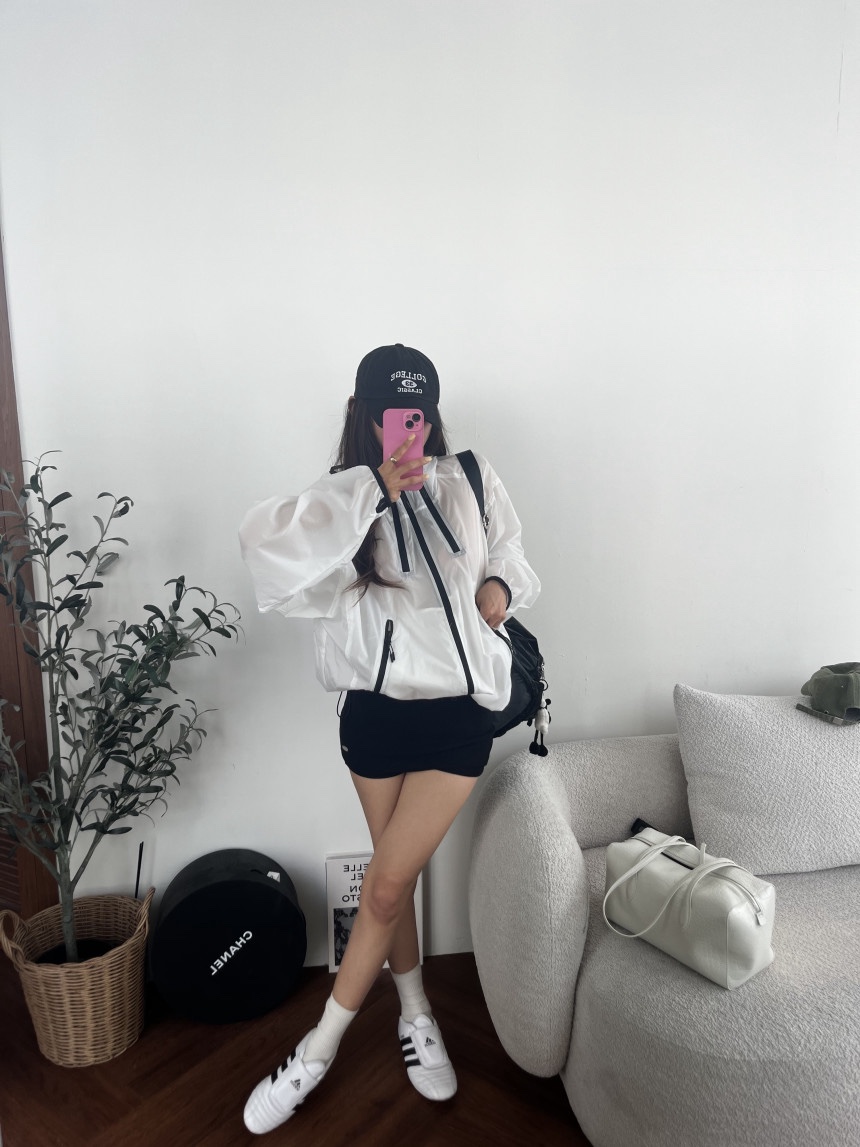 OURWAVE/OUR ROOM韓國代購女士新品真品時尚26春夏夾克拉鏈Our Wave/Our Room夾克