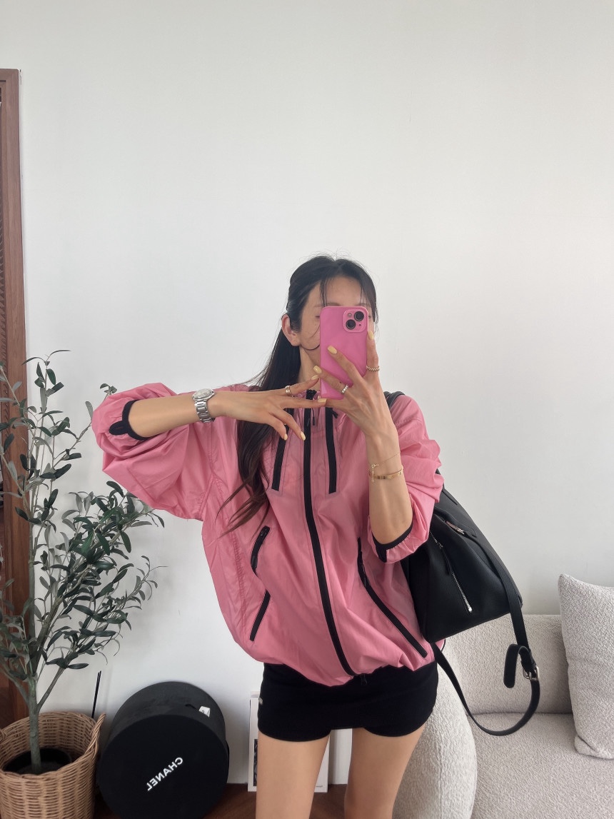 OURWAVE/OUR ROOM韓國代購女士新品真品時尚26春夏夾克拉鏈Our Wave/Our Room夾克