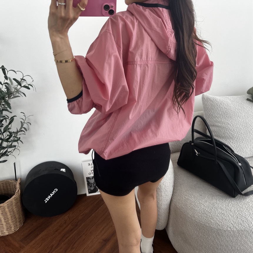 OURWAVE/OUR ROOM韓國代購女士新品真品時尚26春夏夾克拉鏈Our Wave/Our Room夾克