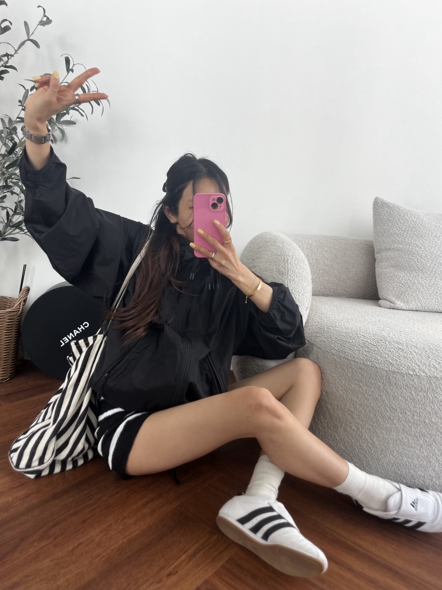 OURWAVE/OUR ROOM韓國代購女士新品真品時尚26春夏夾克拉鏈Our Wave/Our Room夾克