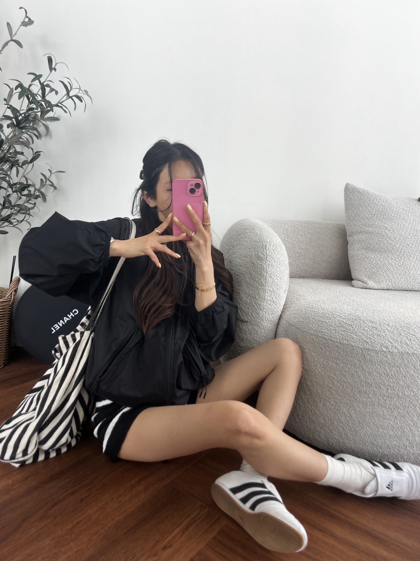 OURWAVE/OUR ROOM韓國代購女士新品真品時尚26春夏夾克拉鏈Our Wave/Our Room夾克