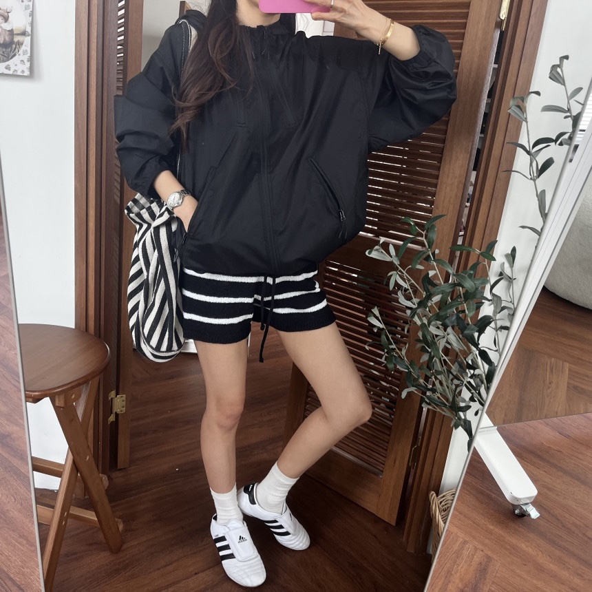 OURWAVE/OUR ROOM韓國代購女士新品真品時尚26春夏夾克拉鏈Our Wave/Our Room夾克