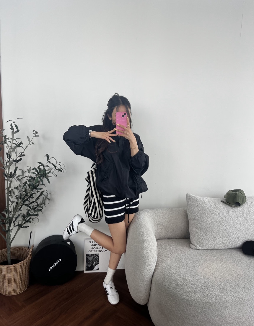 OURWAVE/OUR ROOM韓國代購女士新品真品時尚26春夏夾克拉鏈Our Wave/Our Room夾克