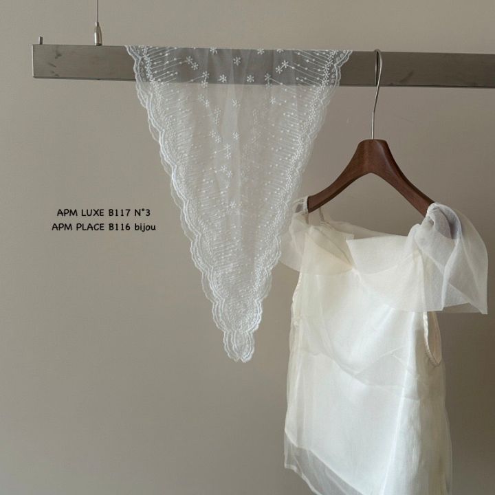 N3東大門直郵女裝新款時尚推薦26春夏人氣休閑圍巾披肩蕾絲N3圍巾/披肩