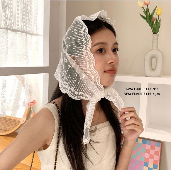 N3東大門直郵女裝新款時尚推薦26春夏人氣休閑圍巾披肩蕾絲N3圍巾/披肩