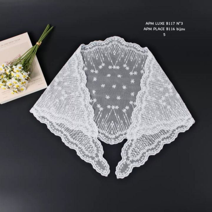 N3東大門直郵女裝新款時尚推薦26春夏人氣休閑圍巾披肩蕾絲N3圍巾/披肩圖色2