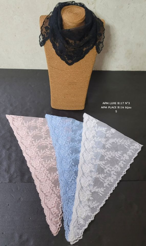 N3東大門直郵女士新品熱賣休閑職業時尚圍巾披肩小花蕾絲N3圍巾/披肩