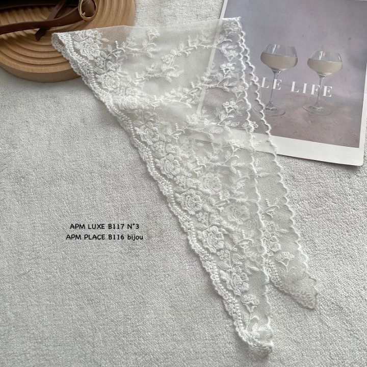 N3東大門直郵女士新品熱賣休閑職業時尚圍巾披肩小花蕾絲N3圍巾/披肩