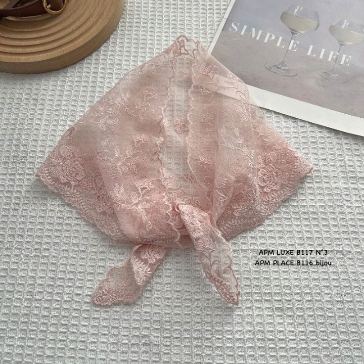 N3東大門直郵女士新品熱賣休閑職業時尚圍巾披肩小花蕾絲N3圍巾/披肩圖色2