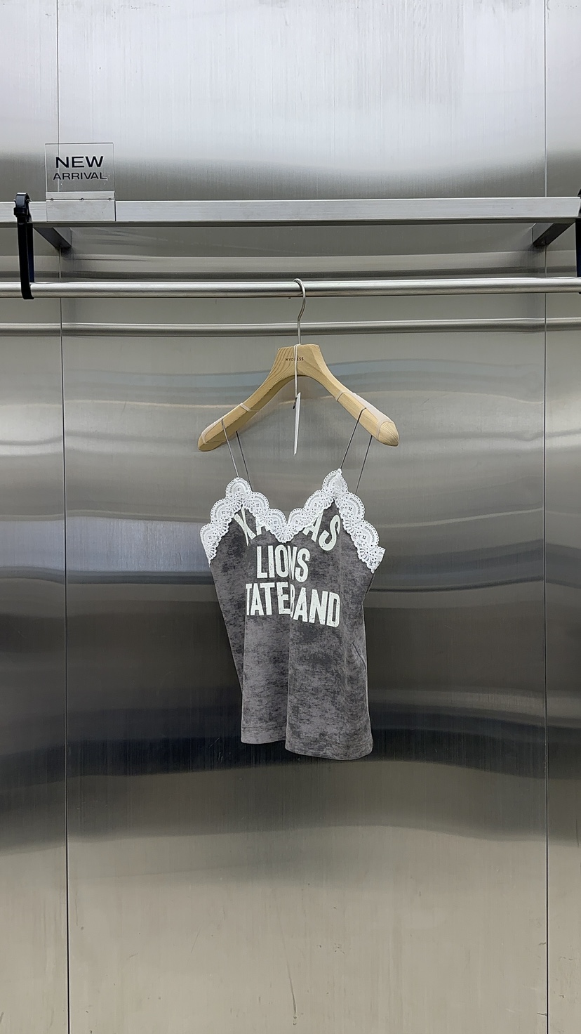 MYDRESS韓國東大門代購女士新款時尚26春夏26夏季吊帶背心MYDRESS吊帶/背心圖色2