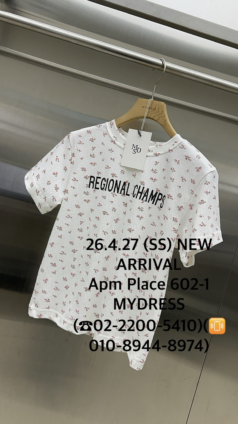 MYDRESS韓國直郵女裝新品26夏季熱賣職業26春夏推薦休閑T恤MYDRESST恤