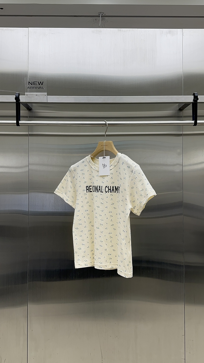 MYDRESS韓國直郵女裝新品26夏季熱賣職業26春夏推薦休閑T恤MYDRESST恤圖色2