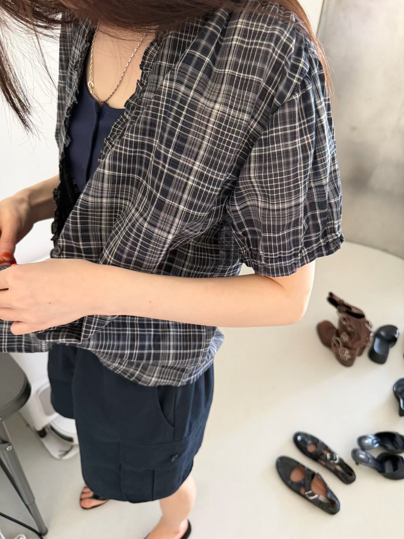 ARKIE/TAF東大門實拍韓國女士新款休閑職業人氣襯衫蕾絲衫ARKIE/TAF襯衫/蕾絲衫