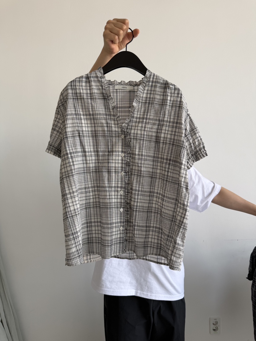 ARKIE/TAF東大門實拍韓國女士新款休閑職業人氣襯衫蕾絲衫ARKIE/TAF襯衫/蕾絲衫圖色1