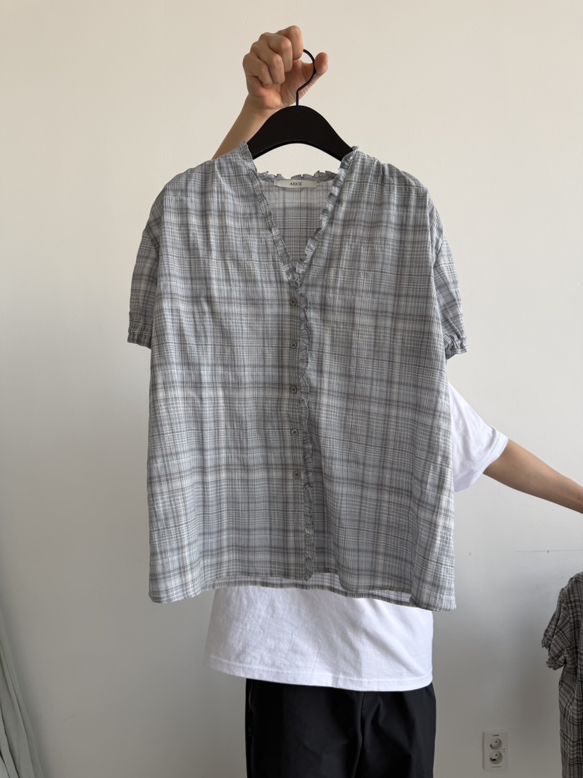 ARKIE/TAF東大門實拍韓國女士新款休閑職業人氣襯衫蕾絲衫ARKIE/TAF襯衫/蕾絲衫圖色2