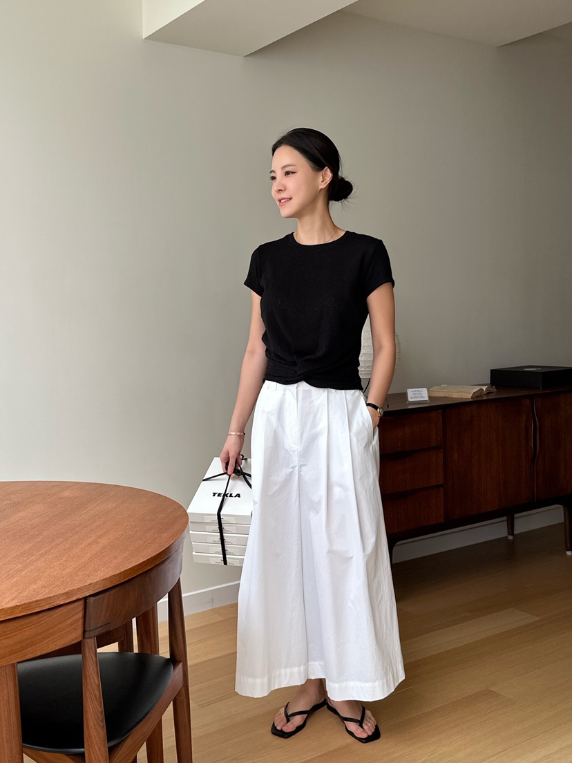 LE VASE韓國代購女裝新品人氣職業休閑熱賣26夏季休閑褲LE VASE休閑褲