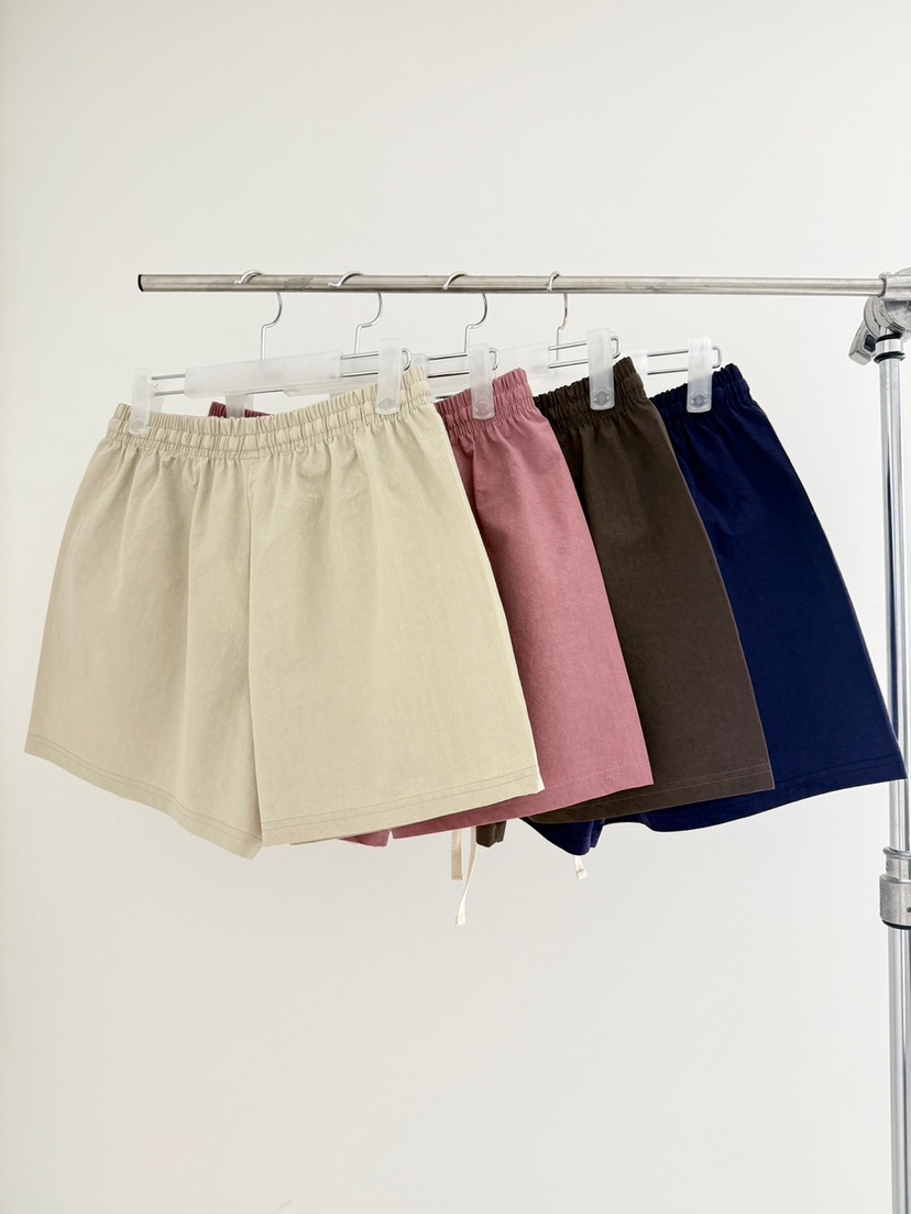 CM韓國直郵實拍女士新款熱賣26夏季職業人氣休閑26春夏短褲棉CM_centimeter短褲