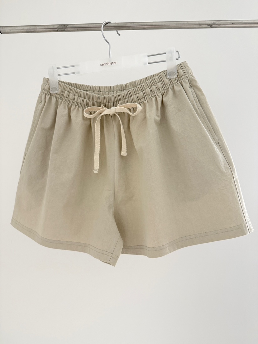 CM韓國直郵實拍女士新款熱賣26夏季職業人氣休閑26春夏短褲棉CM_centimeter短褲圖色1