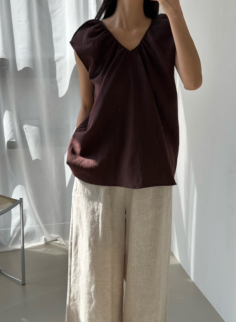 LE VASE韓國直郵實拍女士新款職業熱賣人氣26春夏襯衫蕾絲衫LE VASE襯衫/蕾絲衫