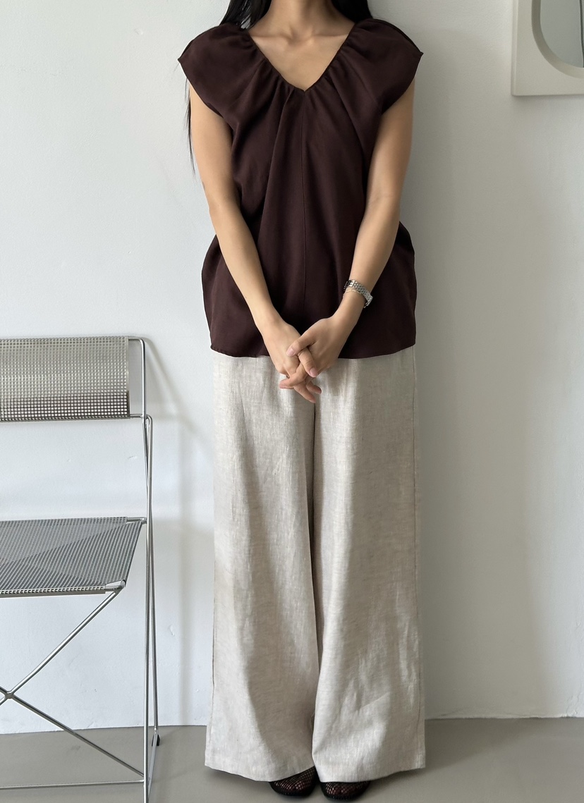 LE VASE韓國直郵實拍女士新款職業熱賣人氣26春夏襯衫蕾絲衫LE VASE襯衫/蕾絲衫