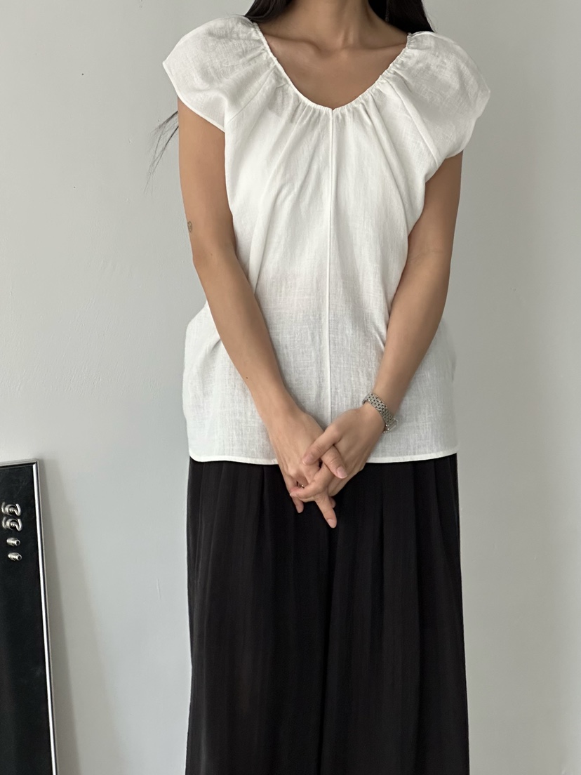 LE VASE韓國直郵實拍女士新款職業熱賣人氣26春夏襯衫蕾絲衫LE VASE襯衫/蕾絲衫