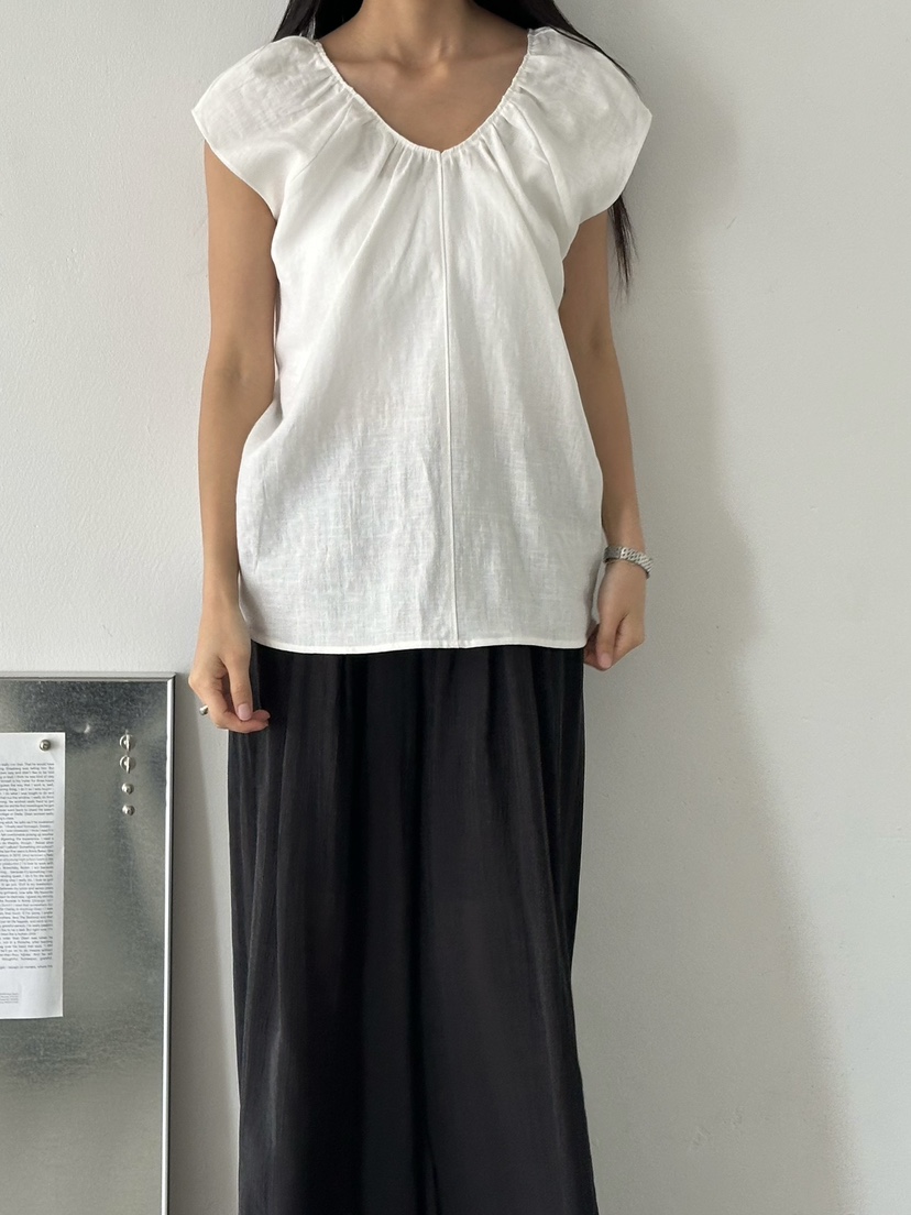 LE VASE韓國直郵實拍女士新款職業熱賣人氣26春夏襯衫蕾絲衫LE VASE襯衫/蕾絲衫