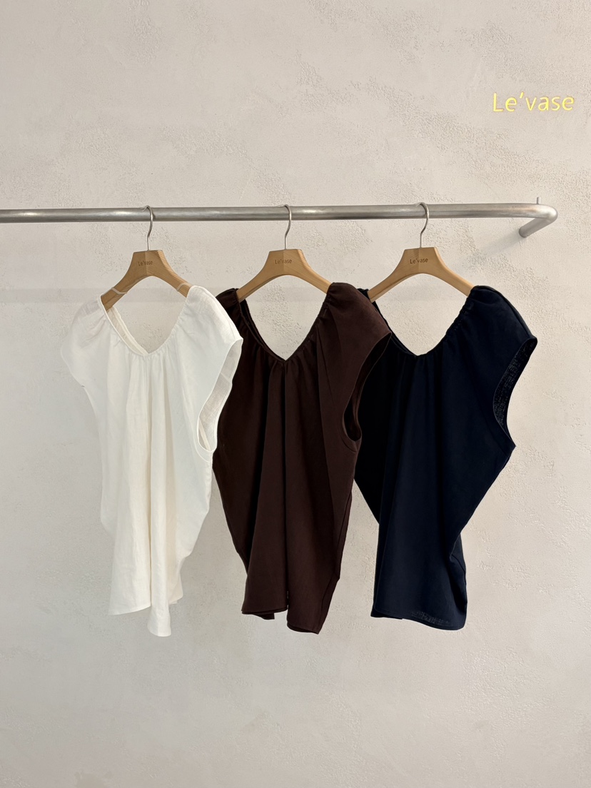 LE VASE韓國直郵實拍女士新款職業熱賣人氣26春夏襯衫蕾絲衫LE VASE襯衫/蕾絲衫