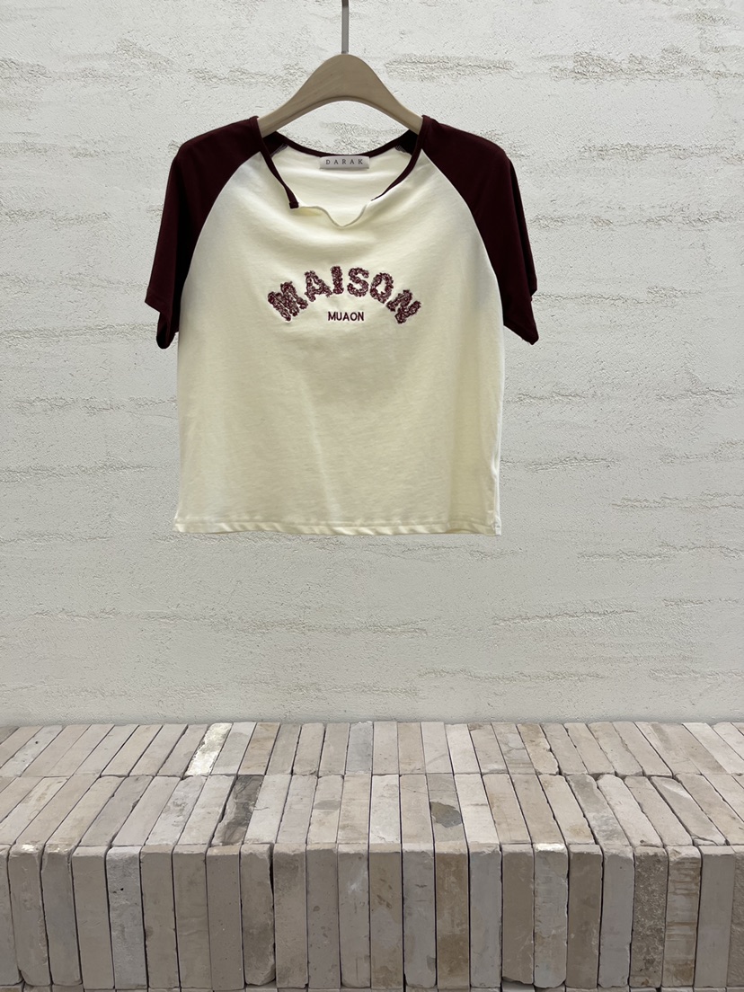 DARAK韓國代購女士新款人氣時尚26春夏熱賣推薦休閑職業T恤DARAKT恤圖色3