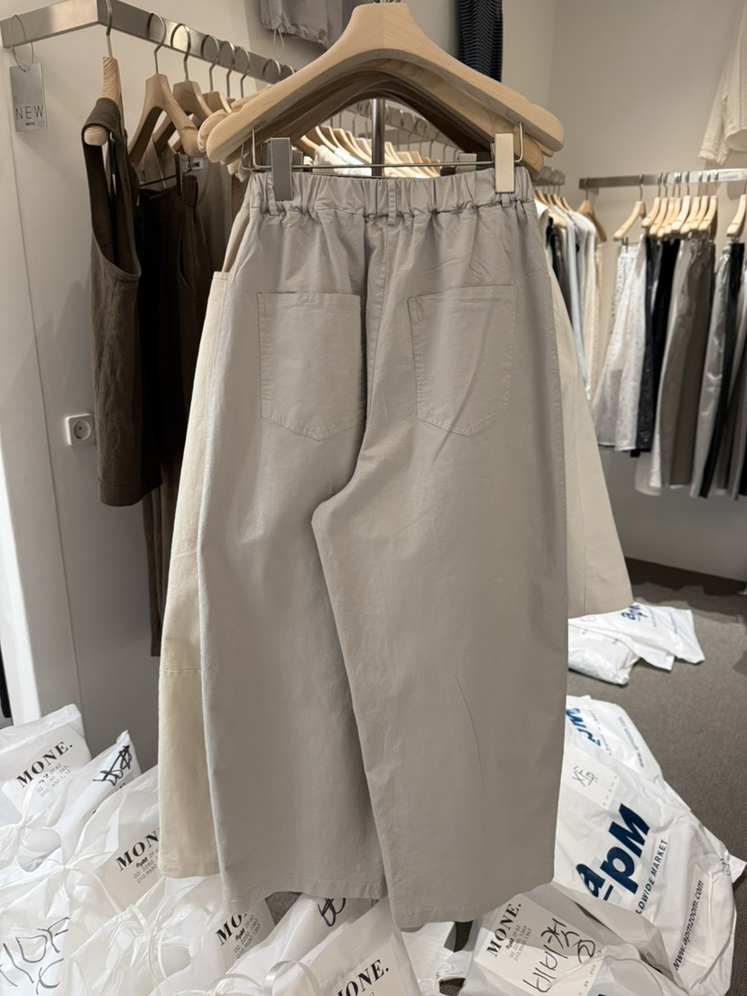 MONE-A韓國東大門代購女士新款26春夏人氣26夏季熱賣休閑褲MONE-A休閑褲